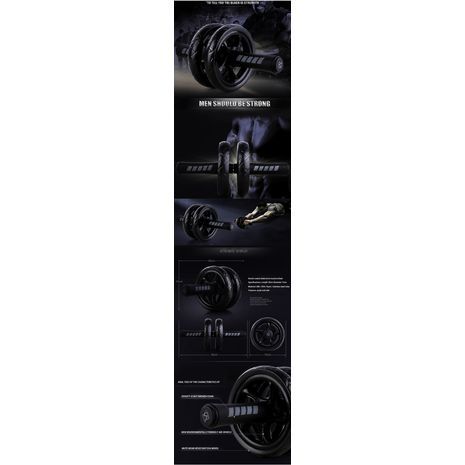 AB Roller  מאמן שרירים רולר עם גלגל כפול , מתאים ל: חדר כושר, אימוני ספורט, ספורט ביתי. sport
