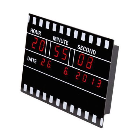 3 ב 1 שעון מעורר דיגיטלי ולוח שנה חשמלי