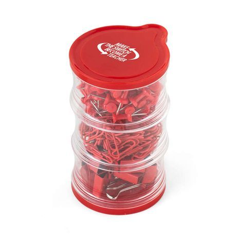 סט קליפים, אטבים וכפתורים