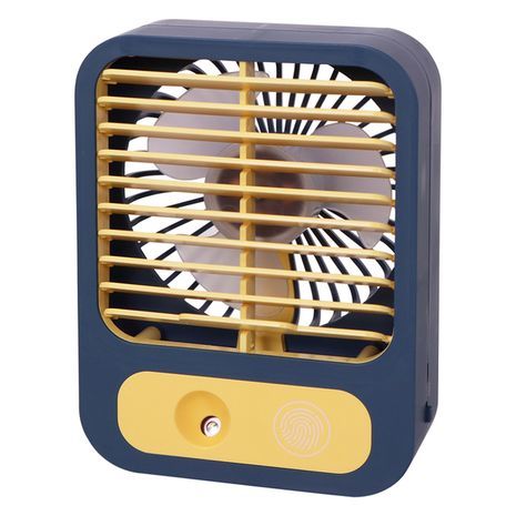 Многофункциональный вентилятор - увлажнитель и охладитель воздуха , заряжаемый , USB . В стиле ретро. SPRAY TABLE FAN - F1N