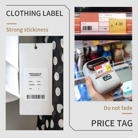 Portable AIMO M110 Bluetooth Mini Wireless Thermal Sticker Printer