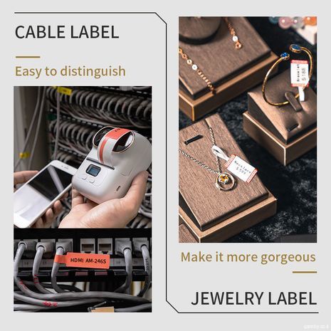 Portable AIMO M110 Bluetooth Mini Wireless Thermal Sticker Printer