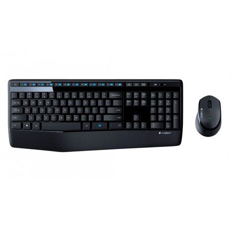 מקלדת+עכבר אלחוטי מולטימדיה   עברית-אנגלית Logitech MK345