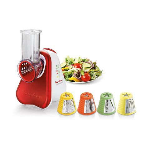 MOULINEX Fresh Express DJ755 , מגרסה וחותך ירקות , קוצץ ירקות , פומפיה