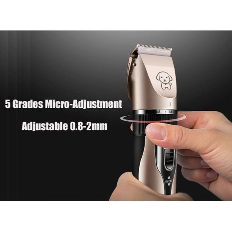 מכונת תספורת לחיות מחמד. טרימר נטען לכלבים, חתולים וחיות מחמד אחרות + כלים לטיפוח שיער וציפורניים Pet Hair Clipper