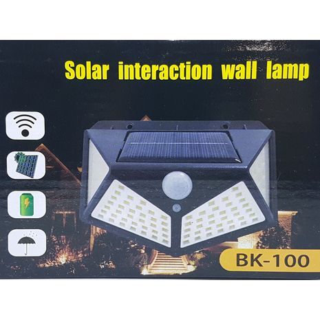 מנורת ס שמש חיצוני אותומתית מנורת LED לאחסון סולארית. מנורה מופעלת סולארית 100 קרח שלושה מצבים