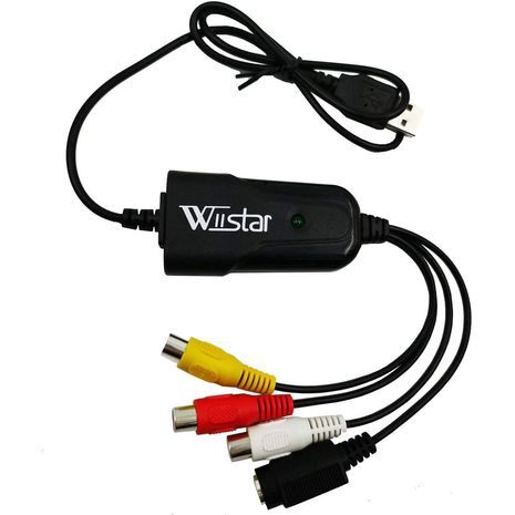 EasyCap Capture. Адаптер для перевода аналоговых записей в цифровые ( с видеокасет,аудиокасет или аналоговых камер на компьютер) Wiistar
