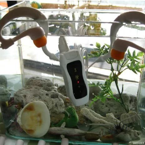 נגן MP3 לשחייה 100% מוגן מפני מים Multimedia Player 4Gb