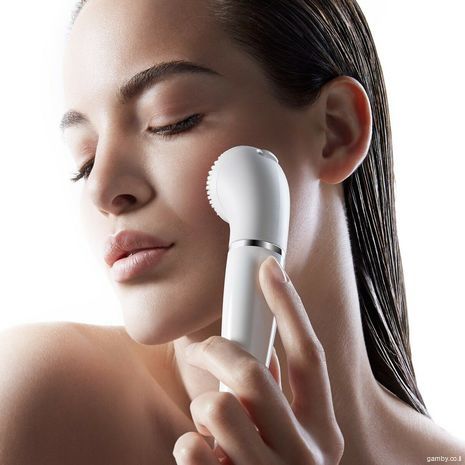 הגדר לטיפול פנים 3 ב 1. מסיר שיער פנים + מברשות לעיסוי וניקוי עמוק FaceSpa SE853V Braun