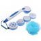Spinning Spa Brush . Cleanse & Pamper Your Body . Includes 5 Spa Attachments .  Span Spa .