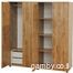 ארון  בגדים גדול 4 דלתות 4 מגירות  דגם Wardrobe 709 . תוצרת ישראל !