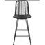 Rattan high bar stool Robin