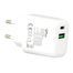 מטען קיר 20W כפול 3A לבן GPL-PD3202