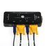 מפצל  KVM  שתי פורטים VGA  , USB  שליטה על 4 מחשבים ממקלדת , עכבר ומסך  אחד .
