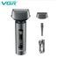 מכונת גילוח חשמלית, נטענת, רחיצה, אטומה למים עם תצוגה דיגיטלית וגוזם טעינת USB VGR V-306
