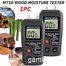 MT10 מד לחות - בודק לחות לעץ, קרטון, נייר. גלאי לחות דיגיטלי, מד לחות עץ
