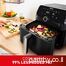 Air Fryer, Oil-Free Fryer Tefal Easy Fry Mega, Large 7.5L, 8 Programs, Black - 4