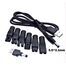 כבל טעינה אוניברסלי ‎5V עם 8 מתאמים להחלפה – מתאים לרוב מכונות התספורת, הטרימרים ומכונות הגילוח