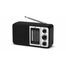 Многофункциональное радио с USB проигрываетелем, FM/MW  и 6ю SW-диапазонами – черное JVC RA-HRU30