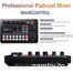 Podcasting and Streaming Kit: BM-800 Condenser Microphone, Mixer, Desktop Stand with F998 Audio Interface — Set for PC and Smartphone, Studio Recording, and Broadcasting, with Voice Changing and Sound Mixing Features