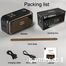 Беспроводная колонка  с 3D звуком и прекрасным басом . BT5.2 , USB, TF, FM, AUX, microphon, call reminder X7