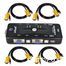 מפצל  KVM  שתי פורטים VGA  , USB  שליטה על 4 מחשבים ממקלדת , עכבר ומסך  אחד .