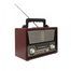 טרנזיסטור גדול בסגנון רטרו. עם כניסת USB, שלט רחוק , כרטיס זיכרון , MP3, חריץ כרטיס TF Bluetooth. מופעל על ידי סוללות פנימיות  Kemai MD-1802BT