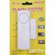Wireless burglar alarm system for doors and windows, security device