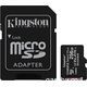 Memory 256Gb Kingston microSDXC Select Plus 100MB/s Read A1 Class 10 UHS-I Memory Card + Adapter Canvas Kingston 256
