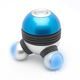 Vibrating body massager with LED light