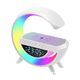 Bluetooth speaker BT-3401 (LED, AUX, USB, FM, microSD) built-in LED display, wireless charging, alarm clock