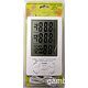Indoor Outdoor Thermometer With Hygrometer Clock