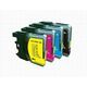 Brother LC980 / LC1100 Compatible inkjet cartridges set