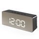 Digital Alarm Clock Compact with AC and USB Mirror Display NY-7551