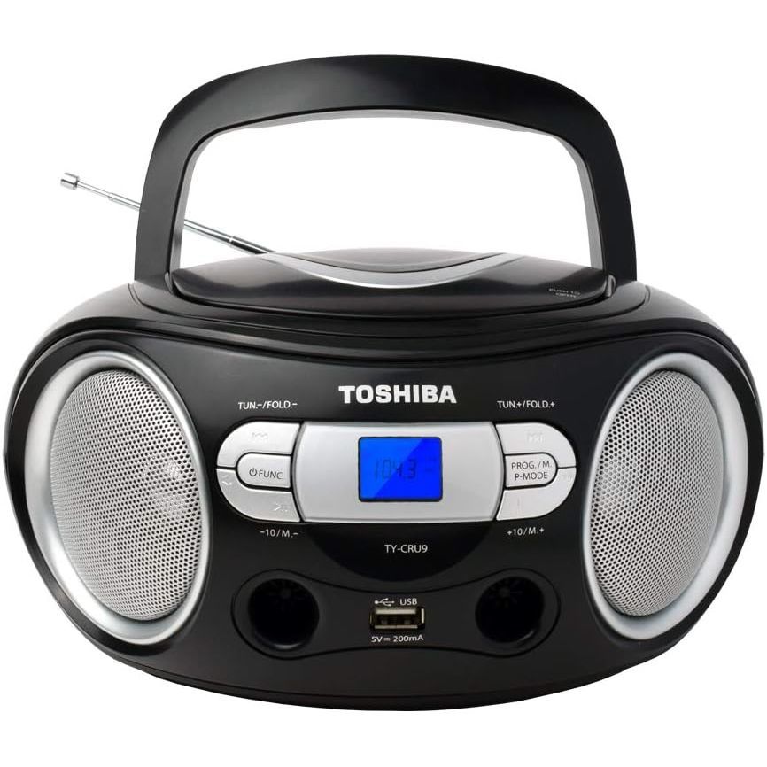 TOSHIBA TY-CRU9 K BLACK Compact Stereo System | www.gamby.co.il 03-9341686